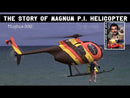 1998 Matchbox Star Car Collection Magnum P.I. T.C.'s Helicopter naranja con Hélices Rotativas