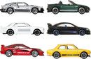 2025 Hot Wheels Silver Series Japanese Car Culture Pack de 6 JDM - 82 Toyota Supra, 91 Mazda MX-Miata, Nissan Skyline HT 2000GT-X, Honda Civic Si, Custom 01 Acura Integra GSR, 71 Datsun 510