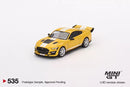 2023 Mini GT MiJo Exclusives 1:64 Limited Edition 1/3240 Ford Shelby GT500 Dragon Snake Concept Yellow amarillo Llantas de Goma