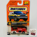 2000 Matchbox CHASE de Edición Limitada Fire Fighters Snorkel Fire Truck rojo Bombero con Canastilla Elevadora