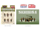 2022 American Diorama MiJo Exclusives 1:64 Limited Edition 1/4,800 Soldiers 64 Figuras Diorama Soldados del Ejército