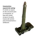 1996 Matchbox Nasa Rocket Transporter 60 verde oliva militar