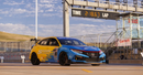 2024 Hot Wheels Premium Boulevard 24 Honda Civic Type-R amarillo con azul Llantas de Goma RR Primera Edición