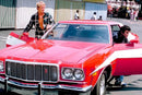 2024 Greenlight Hollywood Starsky & Hutch 1976 Ford Gran Torino rojo Llantas de Goma