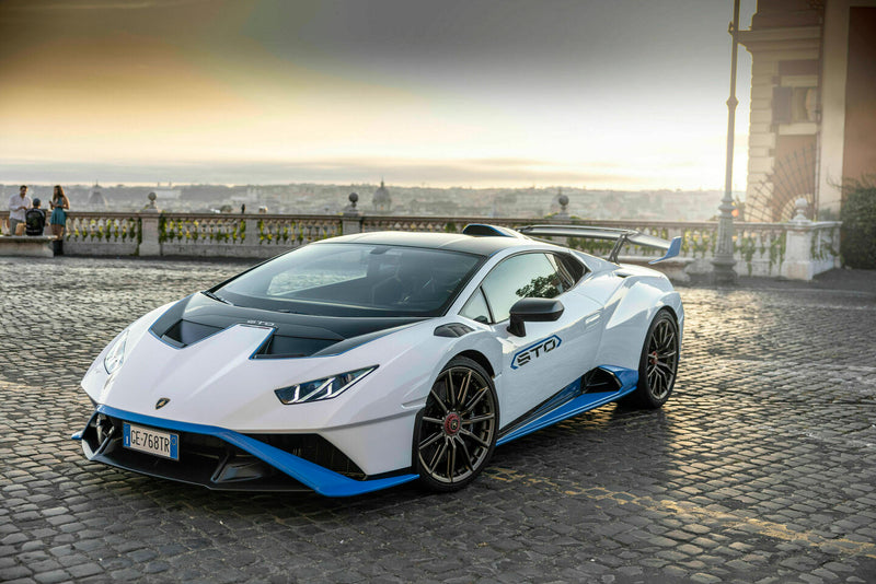 2025 Mini GT MiJo Exclusives 1:64 Limited Edition Lamborghini Huracan STO Bianco Asopo blanco Llantas de Goma