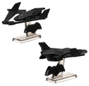 2016 Hot Wheels Premium Entertainment Batman v Superman Batwing negro Base Metal Primera Edición