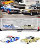 2022 Hot Wheels Premium Car Culture Classic Stock Cars 2 Pack Set de 2 - 69 Ford Talladega y 66 Chevelle Chevrolet con Llantas de Goma RR