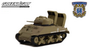 2022 Greenlight Limited Edition Battalion 64 1944 M4 Sherman Tank With Wading Gear - US Army WWII verde Llantas de Goma