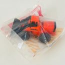 1994 Tonka McDonalds Happy Meal CAT Loader naranja con Grúa Móvil - En Bolsa Baggie