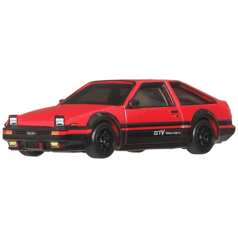 2025 Hot Wheels Premium Car Culture Team Transport Toyota AE86 Sprinter Trueno y camión Fleet Street con Llantas de Goma RR