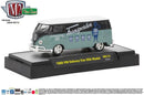 2016 M2 Machines Limited Edition 1/3,480 Wild Cards Volkswagen 1960 VW Volkswagen Delivery Van USA Model WC12 verde Llantas de Goma