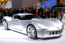 2010 Hot Wheels New Models 09 Corvette Stingray Concept gris metálico OH5 Primera Edición