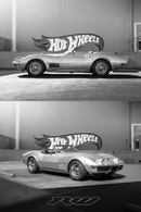 2023 Hot Wheels HW Roadsters Chevrolet Corvette 72 Stingray Convertible plata metálico 5SP Primera Edición