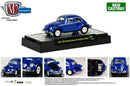 2013 M2 Machines M2 Machines Auto-Thentics Limited Edition Volkswagen 1967 VW Beetle Deluxe European Model R01 azul Llantas de Goma Primera Edición
