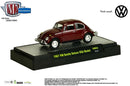 2015 M2 Machines Auto-Thentics Limited Edition Volkswagen 1967 VW Beetle Deluxe USA Model VW03 granate Llantas de Goma