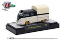 2018 M2 Machines Limited Edition 1/6,888 Auto Trucks Volkswagen 1960 VW Double Cab Truck R48 gris Llantas de Goma
