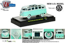 2014 M2 Machines M2 Machines Auto-Thentics Limited Edition 1962 VW Volkswagen Microbus Deluxe USA Model VM02 negro Llantas de Goma