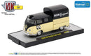 2017 M2 Machines M2 Machines Mooneyes Limited Edition 1/8,188 Walmart Exclusive 1959 VW Volkswagen Double Cab Truck WMTS09 beige Llantas de Goma