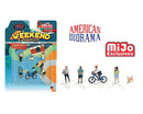 2024 American Diorama MiJo Exclusives 1:64 Limited Edition 1/3,600 Weekend Warriors Figuras Diorama de Deportistas