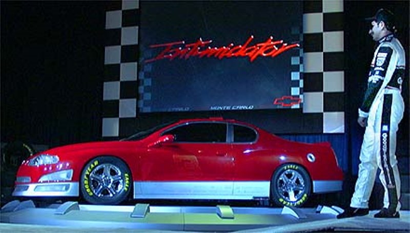 2000 Hot Wheels Virtual Collection Chevrolet Monte Carlo Concept Car rojo metálico SB - Loose
