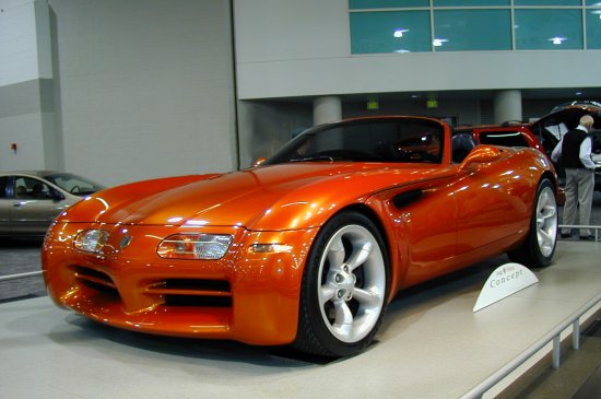 1998 Hot Wheels First Editions Dodge Concept Car naranja metálico 5SP base ZAMAC
