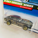 1999 Hot Wheels X-Ray Cruiser Series 63 Corvette negro 5SP