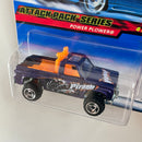 2000 Hot Wheels Attack Pack Series Power Plower morado metálico SB base ZAMAC