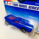 1995 Hot Wheels New Model Series Speed Blaster azul ventana rosa 5SP