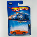 2005 Hot Wheels First Editions Torpedoes 1971 Dodge Charger 042 naranja PR5 base ZAMAC