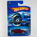 2006 Hot Wheels Dropstars Cadillac Cien Concept rojo metálico PR5