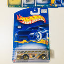 2002 Hot Wheels Spares N Strikes Colección Set de 4 - Surfin' School Bus, So Fine, Rodger Dodger, Sooo Fast