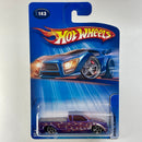 2005 Hot Wheels Steel Flame 143 morado metálico PR5