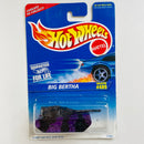1997 Hot Wheels Big Bertha 489 negro con morado metálico MGW