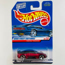 1999 Hot Wheels First Editions Pontiac Rageous rojo metálico 3SP