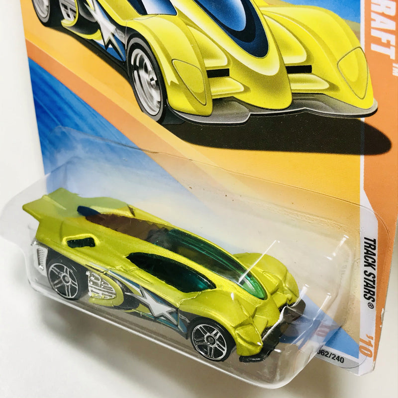 2010 Hot Wheels Track Stars Side Draft verde PR5