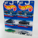 1999 Hot Wheels Pinstripe Power Series Colección Set de 4 - 34 Ford 3-Window, Tail Dragger, 65 Impala, Auburn 852