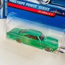 1999 Hot Wheels Pinstripe Power Series Colección Set de 4 - 34 Ford 3-Window, Tail Dragger, 65 Impala, Auburn 852