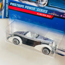 1999 Hot Wheels Pinstripe Power Series Colección Set de 4 - 34 Ford 3-Window, Tail Dragger, 65 Impala, Auburn 852