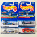 1999 Hot Wheels Classic Games Series Colección Set de 4 - Super Modified, Silhouette II, Sol-Aire CX-4, Escort Rally