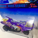 1997 Hot Wheels Rockin' Rods Series Colección Set de 4 - Twang Thang, Ferrari 355, Turbo Flame, Porsche 930
