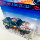 1997 Hot Wheels Rockin' Rods Series Colección Set de 4 - Twang Thang, Ferrari 355, Turbo Flame, Porsche 930