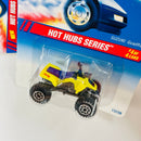 1995 Hot Wheels Hot Hubs Series Colección Set de 4 - Cyber Cruiser, Shadow Jet, Vampyra, Suzuki QuadRacer