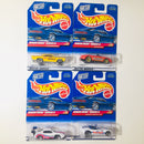 1999 Hot Wheels Sugar Rush Series II Colección Set de 4 - 70 Roadrunner, Jaguar XK8, Pikes Peak Celica Toyota, Dodge Concept Car