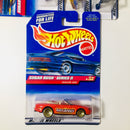 1999 Hot Wheels Sugar Rush Series II Colección Set de 4 - 70 Roadrunner, Jaguar XK8, Pikes Peak Celica Toyota, Dodge Concept Car
