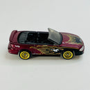 1999 Hot Wheels 96 Mustang 1058 rojo oscuro metálico LW - Loose