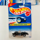 1995 Hot Wheels Speed Gleamer Series Colección Set de 4 - 34 Ford 3-Window, T-Bucket, Ratmobile, Limozeen
