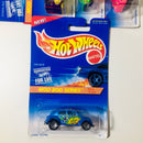 1996 Hot Wheels Mod Bod Series Colección Set de 4 - Hummer, School Bus, VW Bug, 67 Camaro