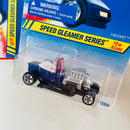 1995 Hot Wheels Speed Gleamer Series Colección Set de 4 - 34 Ford 3-Window, T-Bucket, Ratmobile, Limozeen
