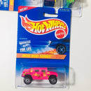 1996 Hot Wheels Mod Bod Series Colección Set de 4 - Hummer, School Bus, VW Bug, 67 Camaro
