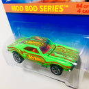 1996 Hot Wheels Mod Bod Series Colección Set de 4 - Hummer, School Bus, VW Bug, 67 Camaro